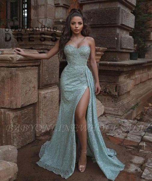 stunning mint green sequined glitered evening dresses with detachable skirt sweetheart backless high thigh split arabic afric2908923, Black;red
stunning mint green sequined glitered evening dresses with detachable skirt sweetheart backless high thigh split arabic afric2908923, Black;red