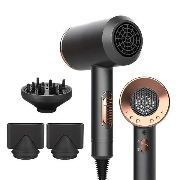 1800w professional hair dryer: ionic conditioning, fast drying, & cold wind, constant temperature - no damage
1800w professional hair dryer: ionic conditioning, fast drying, & cold wind, constant temperature - no damage