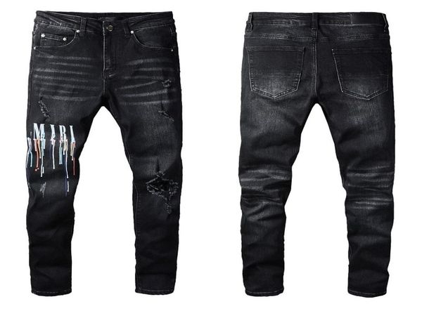 men039s jeans treet spray paint colorful print letter denim black skinny ripped jeans7864558, Blue
men039s jeans treet spray paint colorful print letter denim black skinny ripped jeans7864558, Blue