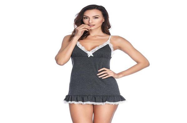 women backless lace nightgown lingerie elegant cotton nighty strap sleep shirt summer new ladies ruffles night dress sxl1409388, Black;red
women backless lace nightgown lingerie elegant cotton nighty strap sleep shirt summer new ladies ruffles night dress sxl1409388, Black;red