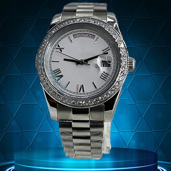 womens luxury watch automatic watches president day date gold perpetual automatic movement watches girl 904l stainless steel woman fashion w, Slivery;brown
womens luxury watch automatic watches president day date gold perpetual automatic movement watches girl 904l stainless steel woman fashion w, Slivery;brown