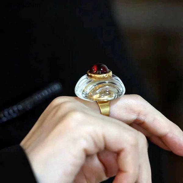 luxury design big glass crystal fashion rings for women 2023 new transparent round statement ring jewelry wholesale l230620, Silver
luxury design big glass crystal fashion rings for women 2023 new transparent round statement ring jewelry wholesale l230620, Silver