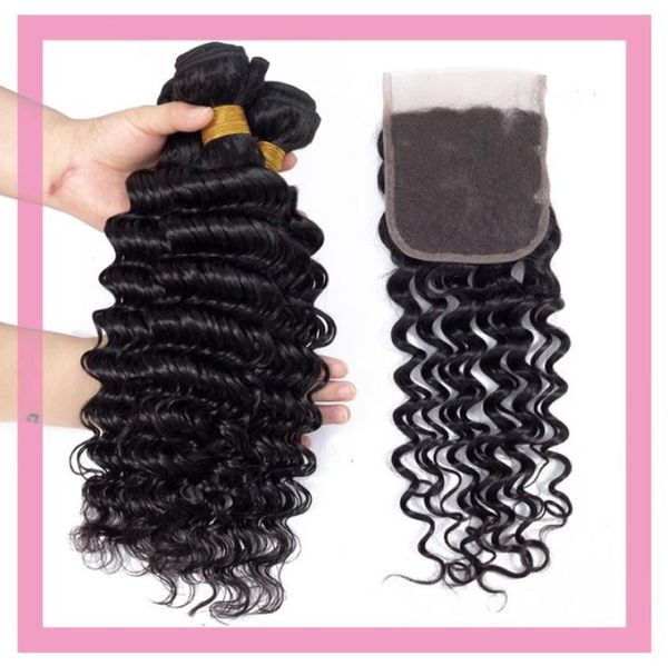 peruvian mink human hair 3 bundles with 4x4 lace closure deep wave curly 4 pieceslot hair extensions 828inch4488570, Black;brown
peruvian mink human hair 3 bundles with 4x4 lace closure deep wave curly 4 pieceslot hair extensions 828inch4488570, Black;brown