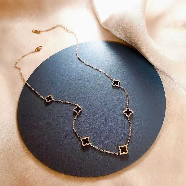 clover necklace japan and south korea light luxury double-sided four-leaf clover titanium steel necklace ladies versatile collar necklace ne, Silver
clover necklace japan and south korea light luxury double-sided four-leaf clover titanium steel necklace ladies versatile collar necklace ne, Silver