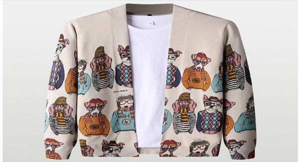 early autumn knitted cardigan men039s little dog cartoon animal personality retro sweater outerwear fashionable men039s wear7748622, White;black
early autumn knitted cardigan men039s little dog cartoon animal personality retro sweater outerwear fashionable men039s wear7748622, White;black