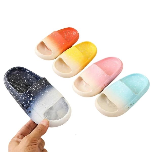 slipper children fashion bathroom slippers gradient printing non slip shower sandals boys and girls home 230810, Black;grey
slipper children fashion bathroom slippers gradient printing non slip shower sandals boys and girls home 230810, Black;grey