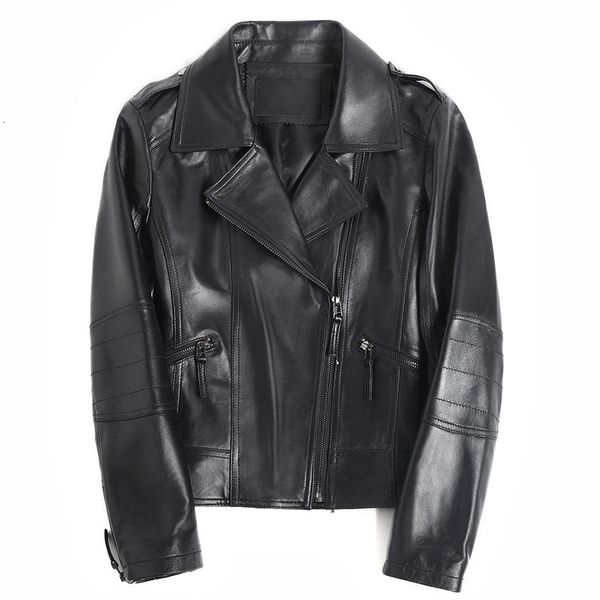 womens leather faux spring genuine jacket women fashion real sheepskin coat rivet motorcycle biker sheep female thick 230809, Black
womens leather faux spring genuine jacket women fashion real sheepskin coat rivet motorcycle biker sheep female thick 230809, Black