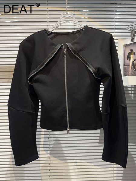 womens jackets deat fashion shawl zipper design black coat for women long sleeve oneck jacket casual autumn female 11xx5054 230809, Black;brown
womens jackets deat fashion shawl zipper design black coat for women long sleeve oneck jacket casual autumn female 11xx5054 230809, Black;brown