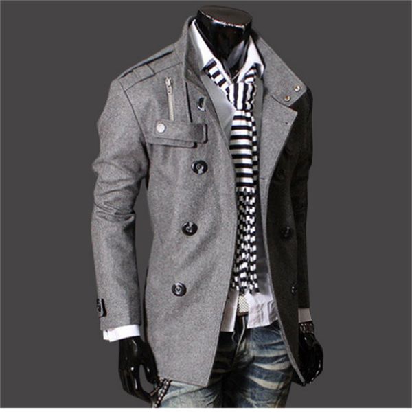 2023 spring and autumn new double-breasted collar badges men's korean version of the slim long men's trench coat black s-4xl, Tan;black
2023 spring and autumn new double-breasted collar badges men's korean version of the slim long men's trench coat black s-4xl, Tan;black