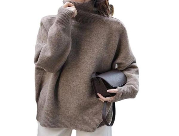 women039s sweaters turtle neck cashmere sweater women korean style loose warm knitted pullover 2021 winter outwear lazy oaf fem7745840, White;black
women039s sweaters turtle neck cashmere sweater women korean style loose warm knitted pullover 2021 winter outwear lazy oaf fem7745840, White;black