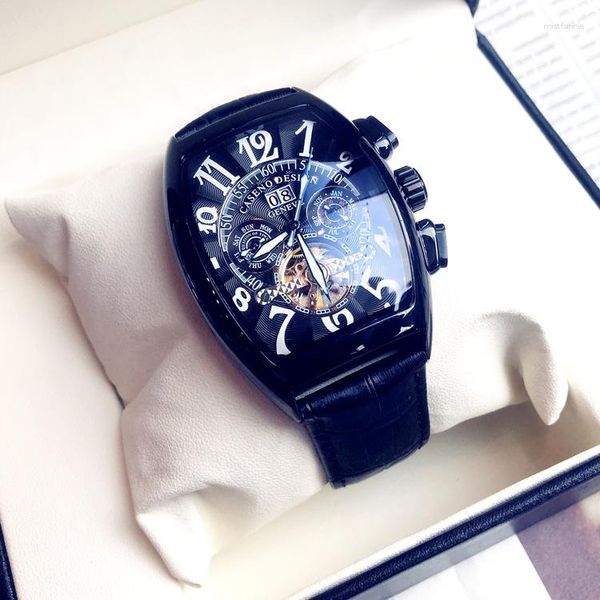 Wristwatches Top Brand F-Muller Men's Watches Tourbillon Automatic&Quartz 3bar Waterproof Watch Men FOR-FRANCK nical Wristwatch, A7
Wristwatches Top Brand F-Muller Men's Watches Tourbillon Automatic&Quartz 3bar Waterproof Watch Men FOR-FRANCK nical Wristwatch, A7