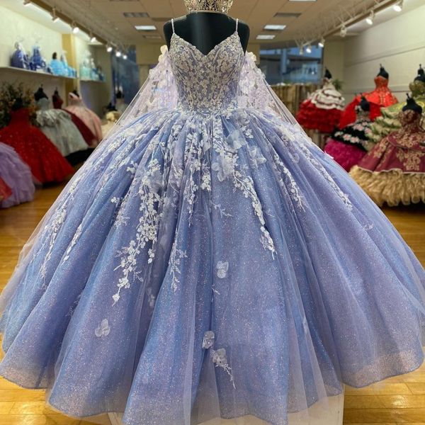 blue shiny ball gown quinceanera dress applique 3dflower with shawl sleeves beaded princess dress lace long sweet 15 dress, Blue;red
blue shiny ball gown quinceanera dress applique 3dflower with shawl sleeves beaded princess dress lace long sweet 15 dress, Blue;red