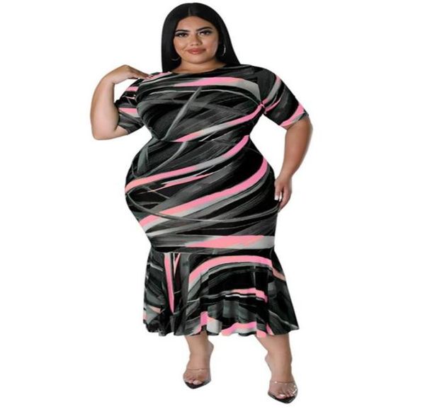 plus size dresses women o neck high waist robes summer fashion print ruffle patchwork streetwear long mermaid dress 2022plus1689289, Black
plus size dresses women o neck high waist robes summer fashion print ruffle patchwork streetwear long mermaid dress 2022plus1689289, Black