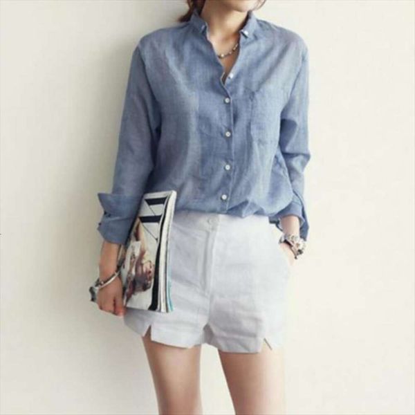 overseas purchasing womens clothing cotton linen shirt long sleeves loose thin sunscreen clothes, White 
overseas purchasing womens clothing cotton linen shirt long sleeves loose thin sunscreen clothes, White