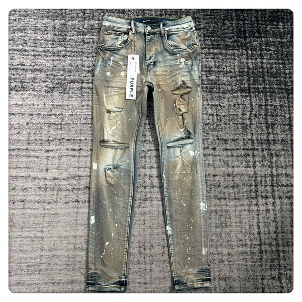 purple brand jeans men's jeans men heavy exaggerated ink dirty effect slim pants fit casual, Blue
purple brand jeans men's jeans men heavy exaggerated ink dirty effect slim pants fit casual, Blue