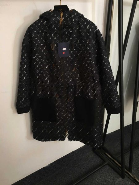 designer women woolen coat logo full print outerwear coat fashion hooded jacket size s-l double-sided dressing windbreaker aug08, Tan;black
designer women woolen coat logo full print outerwear coat fashion hooded jacket size s-l double-sided dressing windbreaker aug08, Tan;black