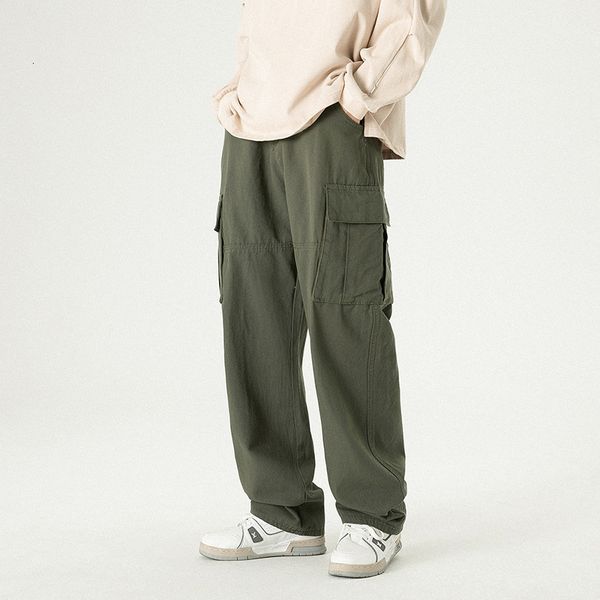 mens pants vintage big pockets cargo army green hiphop tooling straight casual loose men streetwear trousers 230810, Black
mens pants vintage big pockets cargo army green hiphop tooling straight casual loose men streetwear trousers 230810, Black