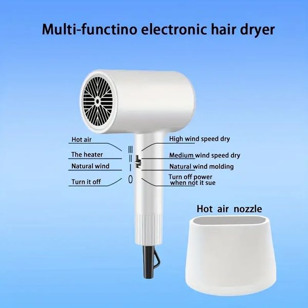 electric hair dryer household powerful ande cold wind hair dryer quick drying with constant temperature