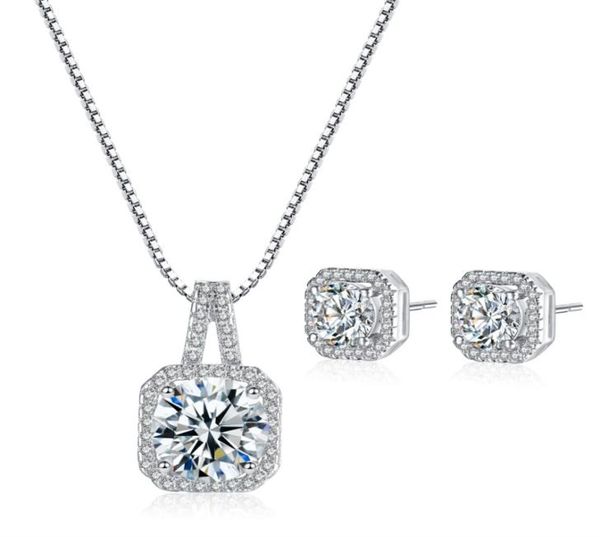 18k white gold plated four claws cupid cut big cz clear crystal cluster 8mm square stud earrings pendant choker necklace jewelry s2584707, Silver
18k white gold plated four claws cupid cut big cz clear crystal cluster 8mm square stud earrings pendant choker necklace jewelry s2584707, Silver