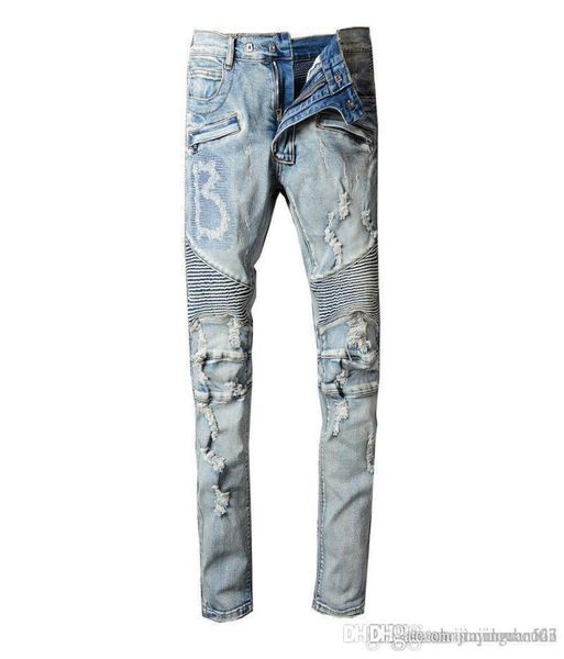 2019 new arrival famous bal luxury paris brand factory slim fit fashion patchwork denim main ripped zipper biker skinny draped jea1191235, Blue
2019 new arrival famous bal luxury paris brand factory slim fit fashion patchwork denim main ripped zipper biker skinny draped jea1191235, Blue