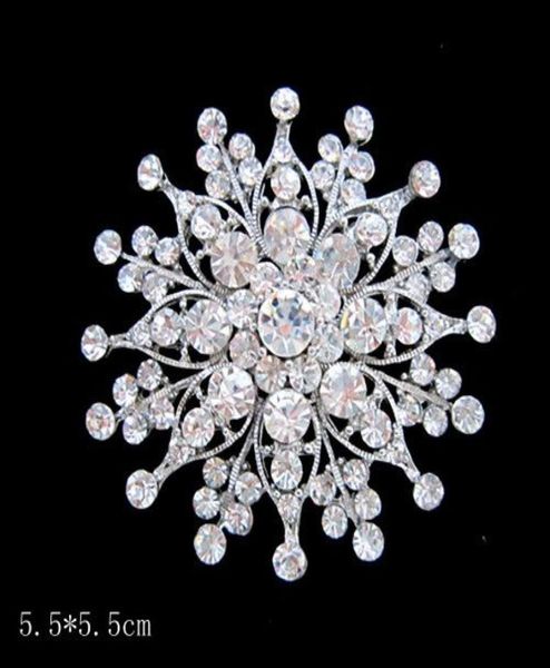 large size silver plated clear rhinestone crystal vintage diamante wedding brooch pin9828719, Gray
large size silver plated clear rhinestone crystal vintage diamante wedding brooch pin9828719, Gray