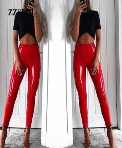autumn winter women legging skinny pu red leather pencil leggings slim faux leather pants fitness pencil pants9026842, Black
autumn winter women legging skinny pu red leather pencil leggings slim faux leather pants fitness pencil pants9026842, Black