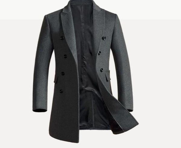 long design new style wool coat men turn down collar double breasted woolen trench coats male slim overcoat 2018 autumn winter7002278, Black
long design new style wool coat men turn down collar double breasted woolen trench coats male slim overcoat 2018 autumn winter7002278, Black