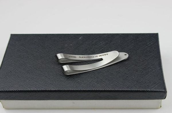 316l stainless steel polishing money clip for man or women no with box7011768, Black