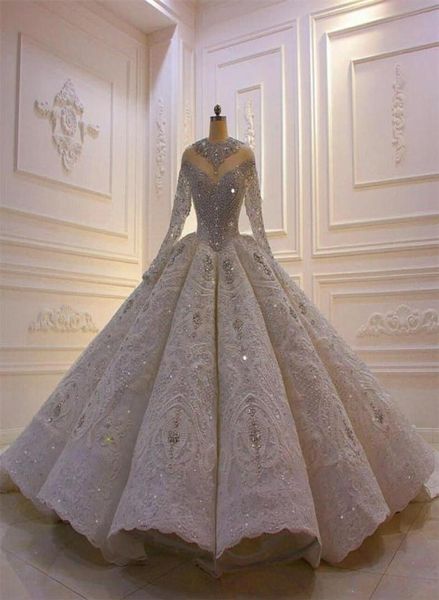 2021 luxury crystal wedding dresses customize vintage ball gown long sleeve lace sequined sparkle vestido de novia2620721, White
2021 luxury crystal wedding dresses customize vintage ball gown long sleeve lace sequined sparkle vestido de novia2620721, White