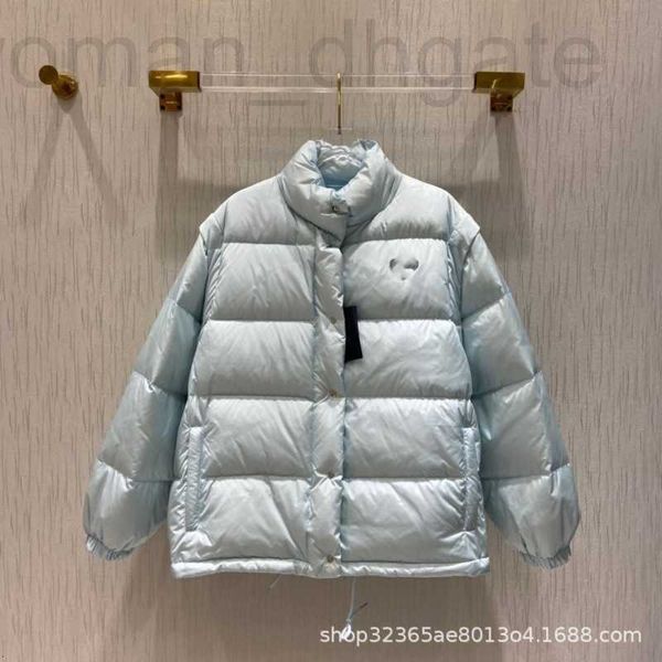 women's down & parkas designer pjia 22 autumn and winter new bread medium long down jacket sleeve detachable two wear design simple war, Black
women's down & parkas designer pjia 22 autumn and winter new bread medium long down jacket sleeve detachable two wear design simple war, Black