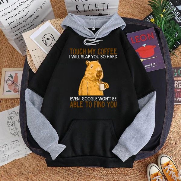 men's hoodies streetwear fleece korean sweatshirt fashion vintage clothes for women loose tracksuit men, Black
men's hoodies streetwear fleece korean sweatshirt fashion vintage clothes for women loose tracksuit men, Black