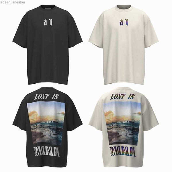 23ss streetwear askyurself og reflective clothing summer beach graphics printing loose t shirt for men women, White;black
23ss streetwear askyurself og reflective clothing summer beach graphics printing loose t shirt for men women, White;black