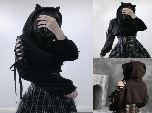 40harajuku sweatshirt women punk gothic hoodie autumn winter plus velvet hollow out lace up long sleeve cute cat ear hoodies8198011059867, Black
40harajuku sweatshirt women punk gothic hoodie autumn winter plus velvet hollow out lace up long sleeve cute cat ear hoodies8198011059867, Black