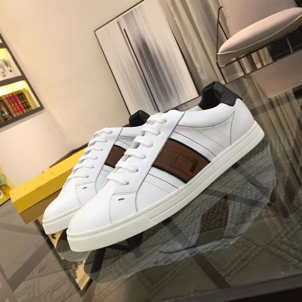 white leather low- sneakers flow match shoes men designer sneaker fabric ribbon ff motif embroidered brown shoe italy trainer 01, Black
white leather low- sneakers flow match shoes men designer sneaker fabric ribbon ff motif embroidered brown shoe italy trainer 01, Black