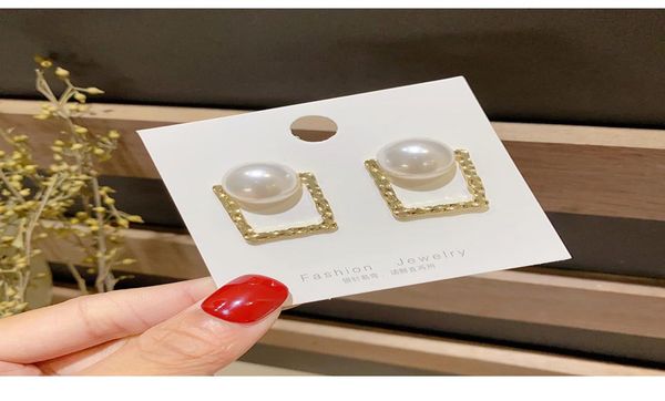 925 silver needle dongdaemun trendy simple glossy pearl stud earring wild temperament girl earrings2155896, Golden;silver
925 silver needle dongdaemun trendy simple glossy pearl stud earring wild temperament girl earrings2155896, Golden;silver