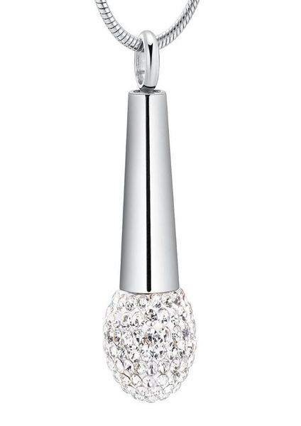 lkj11732 crystals microphone hanger pendant for music lovers ash memorial urn keepsake stainless steel cremation jewelry5701958, Silver
lkj11732 crystals microphone hanger pendant for music lovers ash memorial urn keepsake stainless steel cremation jewelry5701958, Silver