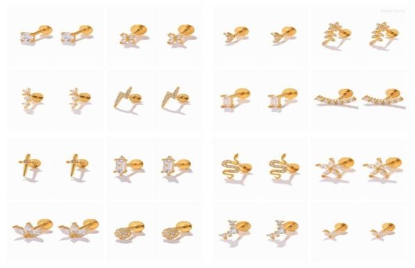 stud earrings canner 2pcs cubic zirconia flat back piercing cartilage 925 sterling silver for women labret lip earring jewelry4109192, Golden;silver
stud earrings canner 2pcs cubic zirconia flat back piercing cartilage 925 sterling silver for women labret lip earring jewelry4109192, Golden;silver