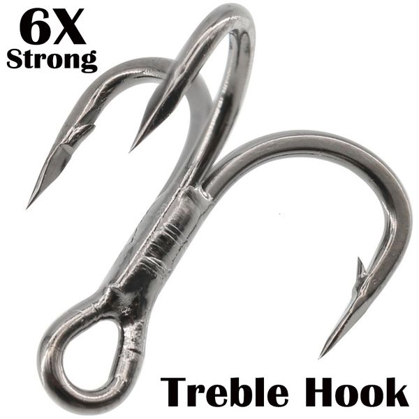 fishing hooks treble hook 6x strong carbon steel classic round bend triple fish set for big game bluefish salmon kingfish 230809 
fishing hooks treble hook 6x strong carbon steel classic round bend triple fish set for big game bluefish salmon kingfish 230809