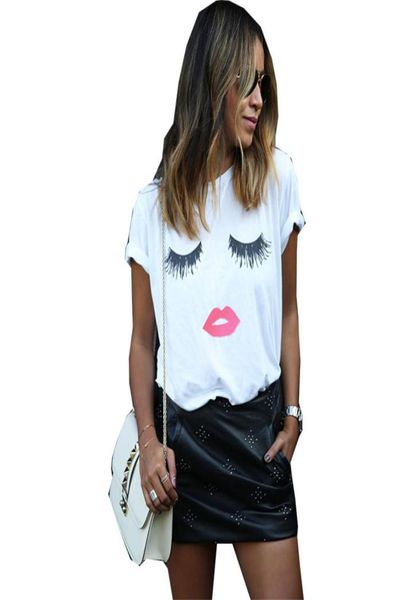 t shirt women 2019 new fashion plus size quality summer style eyelash red lip print tshirt female drop vestidos2622204, White
t shirt women 2019 new fashion plus size quality summer style eyelash red lip print tshirt female drop vestidos2622204, White