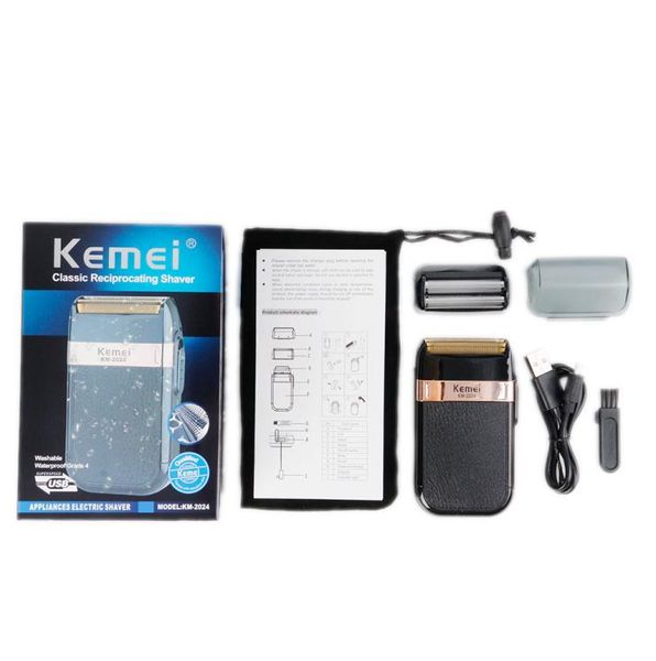 kemei km2024 electric shaver for men twins blade waterproof reciprocating cordless razor usb rechargeable shaving machine trimmer5581620
kemei km2024 electric shaver for men twins blade waterproof reciprocating cordless razor usb rechargeable shaving machine trimmer5581620