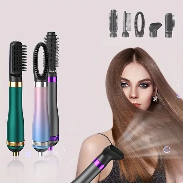 5-in-1 hair dryer brush: blowout, straighten, curl, dry & comb your hair in one step
5-in-1 hair dryer brush: blowout, straighten, curl, dry & comb your hair in one step