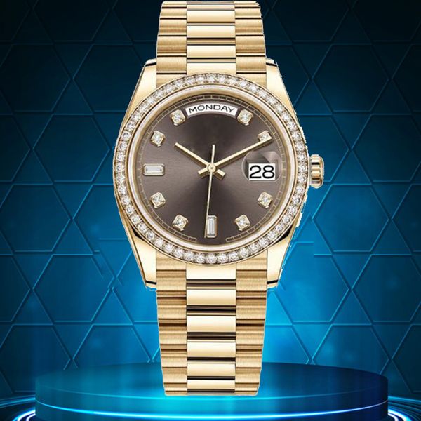 luxury watch mens watches 41mm 36mm automatic rose gold stainless steel 904l 2813 mechanical wristwatches waterproof luminous u1 movement mo, Slivery;brown
luxury watch mens watches 41mm 36mm automatic rose gold stainless steel 904l 2813 mechanical wristwatches waterproof luminous u1 movement mo, Slivery;brown