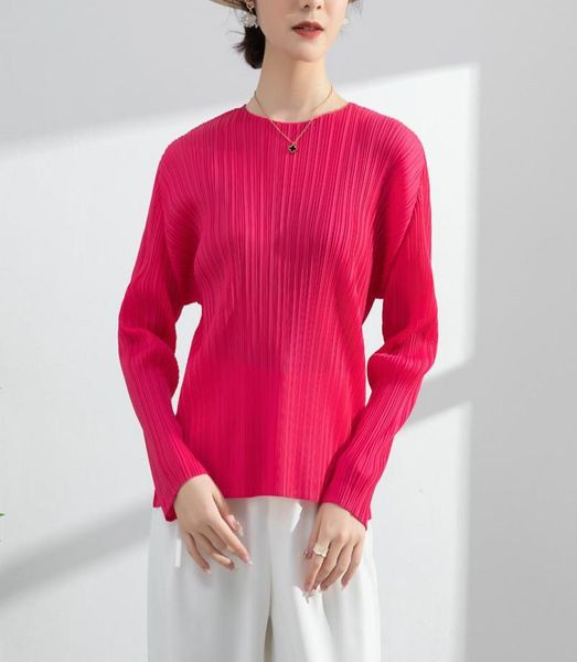 women039s tshirt miyake pleated fall 2022 women trendy size clothing asthetic pure color with short sleeves bottoming shi9150932, White
women039s tshirt miyake pleated fall 2022 women trendy size clothing asthetic pure color with short sleeves bottoming shi9150932, White
