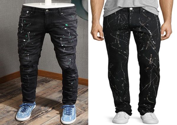 black motocycle denim paint jeans for mens nice qualty big size 38 cowboy jeans man skinny fit9945012, Blue
black motocycle denim paint jeans for mens nice qualty big size 38 cowboy jeans man skinny fit9945012, Blue