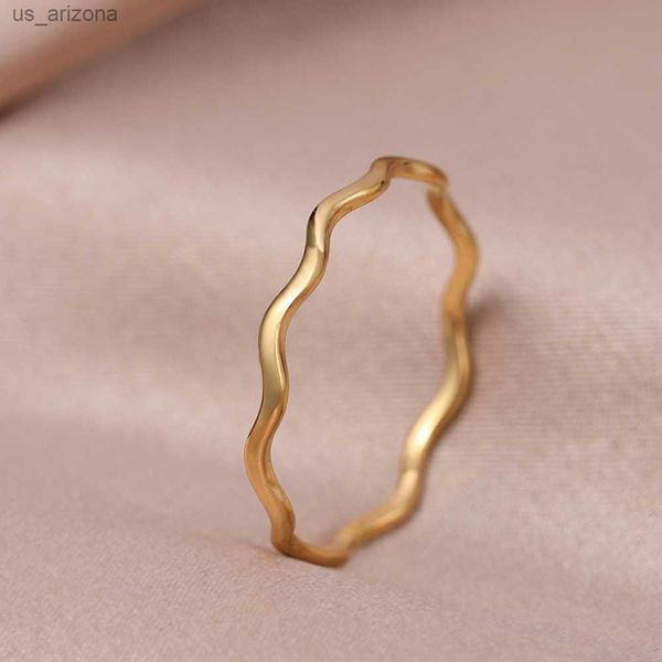stainless steel ring minimalist sea wave light luxury elegant fashion couple rings for women jewelry wedding trendy fine gifts l230620, Silver
stainless steel ring minimalist sea wave light luxury elegant fashion couple rings for women jewelry wedding trendy fine gifts l230620, Silver