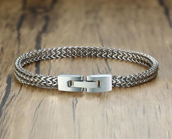 double rope chain mens stainless steel bracelet silver polish color punk biker pulseira masculina jewelry 83quot br642s2849089, Black
double rope chain mens stainless steel bracelet silver polish color punk biker pulseira masculina jewelry 83quot br642s2849089, Black