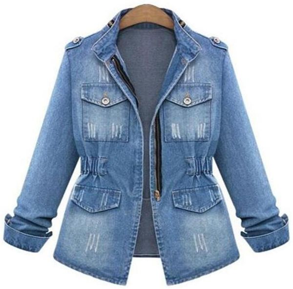 spring autumn new noble stars lady streetwear denim jackets blue patchwork pockets buttons cotton turtleneck8746380, Black;brown
spring autumn new noble stars lady streetwear denim jackets blue patchwork pockets buttons cotton turtleneck8746380, Black;brown