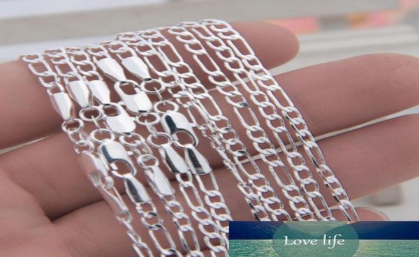 10pcs 925 solid sterling silver chains 2mm women039s figaro link necklace 16quot30quot1333910
10pcs 925 solid sterling silver chains 2mm women039s figaro link necklace 16quot30quot1333910