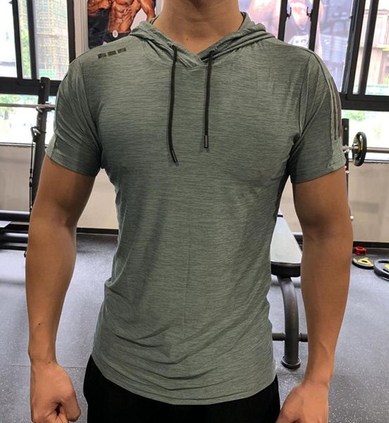green gym sport hooded running t shirt fitness slim high elasticity breathable quick dry bodybuilding mens tshirt men tee 7747928, Black;blue
green gym sport hooded running t shirt fitness slim high elasticity breathable quick dry bodybuilding mens tshirt men tee 7747928, Black;blue