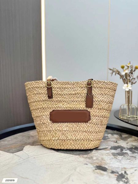 designers bags new straw woven bag hand woven cabbage basket tote bag one shoulder color matching casual large capacity shopping bag
designers bags new straw woven bag hand woven cabbage basket tote bag one shoulder color matching casual large capacity shopping bag